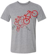 Cotton T-Shirt : Cycle -Grey 