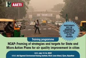Training programme: NCAP: Framing of strategies and targets for State and Micro Action Plans for air quality improvement in cities