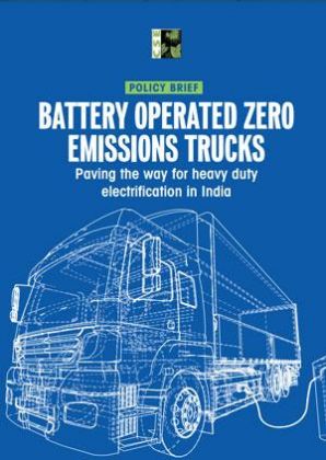 Policy brief on battery operated zero emissions trucks