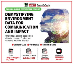 Global Online Certificate Course: Demystifying Environment Data for Communication and Impact