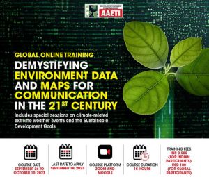 Global Online Certificate Course: Demystifying Environment Data and Maps for Communication in the 21st Century