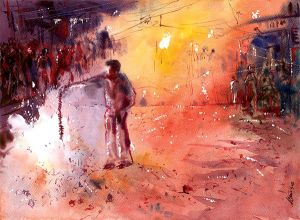 प्रदूषण की चिंगारी