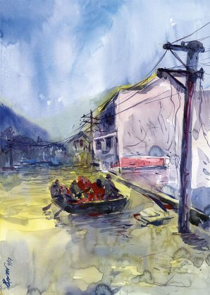 घाटी में सैलाब