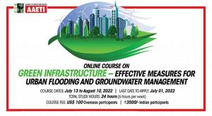 Online Course on: Green Infrastructure – Effective measures for urban flooding and groundwater management