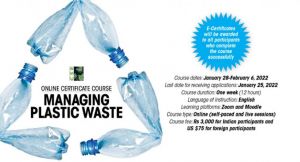 Online Certificate Course: Managing Plastic Waste