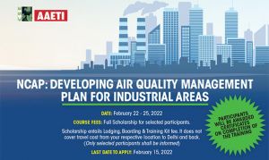 NCAP: Developing air quality management plan for industrial areas
