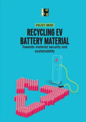 Recycling EV battery material Towards material security and sustainability