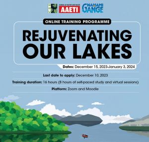 Online Training Programme on Rejuvenating our Lakes