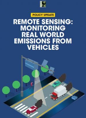 Remote Sensing-Monitoring Real World Emissions From Vehicles