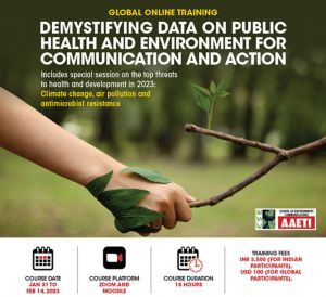 Global Online Training Demystifying data on public health and environment for communication and action