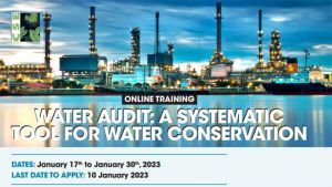 Online Training on Water Audit: A Systematic Tool for Water Conservation